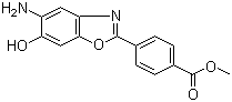 Methyl 4-(5'-amino-6'-hydroxylbenzoxazol-2'-yl)benzoate molecular structure (CAS 883566-56-1)