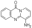 6-氨基-11H-吡啶并[2,1-b]喹唑啉-11-酮分子结构 (CAS 88369-59-9)