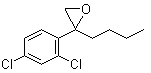2-丁基-2-(2,4-二氯苯基)环氧乙烷分子结构 (CAS 88374-07-6)