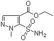 5-(Aminosulfonyl)-1-methyl-1H-pyrazole-4-carboxylic acid ethyl ester molecular structure (CAS 88398-81-6)