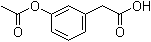 (3-乙酰氧基苯基)乙酸分子结构 (CAS 88443-77-0)