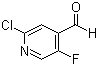 2-Chloro-5-fluoropyridine-4-carboxaldehyde molecular structure (CAS 884494-54-6)