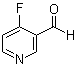 4-Fluoro-3-pyridinecarboxaldehyde molecular structure (CAS 884495-32-3)