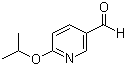 结构式 CAS# 884495-35-6, 6-异丙氧基吡啶-3-甲醛