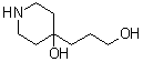 4-羟基-4-哌啶丙醇分子结构 (CAS 884586-68-9)