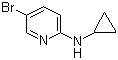 5-溴-N-环丙基-2-吡啶胺分子结构 (CAS 885266-96-6)