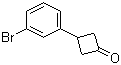 3-(3-溴苯基)环丁酮分子结构 (CAS 885267-15-2)