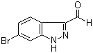 6-溴-1H-吲唑-3-甲醛分子结构 (CAS 885271-72-7)