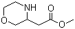 吗啉-3-乙酸甲酯分子结构 (CAS 885273-89-2)