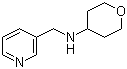 结构式 CAS# 885277-42-9, N-(四氢-2H-吡喃-4-基)-3-吡啶甲胺