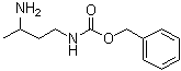 (3-氨基丁基)氨基甲酸苄酯分子结构 (CAS 885277-99-6)