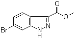 6-溴-1H-吲唑-3-甲酸甲酯分子结构 (CAS 885278-42-2)