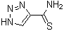 1H-1,2,3-三氮唑-4-硫代甲酰胺分子结构 (CAS 885280-96-6)