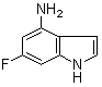 6-氟-1H-吲哚-4-胺分子结构 (CAS 885518-25-2)