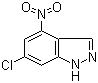 6-Chloro-4-nitro-1H-indazole molecular structure (CAS 885519-50-6)