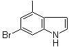 结构式 CAS# 885520-51-4, 4-甲基-6-溴吲哚