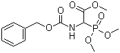 N-Cbz-2-磷酰甘氨酸三甲酯分子结构 (CAS 88568-95-0)