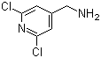 2,6-二氯吡啶-4-甲胺分子结构 (CAS 88579-63-9)
