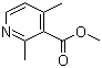2,4-二甲基-3-吡啶羧酸甲酯分子结构 (CAS 885951-84-8)
