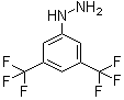 3,5-二(三氟甲基)苯肼分子结构 (CAS 886-35-1)