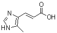 3-(5-甲基-1H-咪唑-4-基)-2-丙烯酸分子结构 (CAS 88634-90-6)