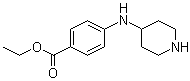 4-(4-哌啶基氨基)苯甲酸乙酯分子结构 (CAS 886362-80-7)