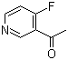 1-(4-氟-3-吡啶基)乙酮分子结构 (CAS 886364-63-2)