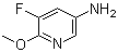 structure of CAS# 886372-63-0, 5-Fluoro-6-methoxy-3-pyridinamine;(5-Fluoro-6-methoxypyridin-3-yl)amine; 5-Fluoro-6-methoxypyridin-3-amine