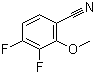 3,4-二氟-2-甲氧基苯甲腈分子结构 (CAS 886496-72-6)