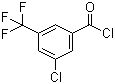 3-氯-5-三氟甲基苯甲酰氯分子结构 (CAS 886496-83-9)