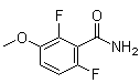 2,6-Difluoro-3-methoxybenzamide molecular structure (CAS 886498-26-6)