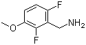 结构式 CAS# 886498-50-6, 2,6-二氟-3-甲氧基苄胺