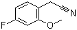 4-氟-2-甲氧基苯乙腈分子结构 (CAS 886498-56-2)