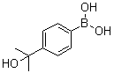 (4-(2-羟基丙烷-2-基)苯基)硼酸分子结构 (CAS 886593-45-9)