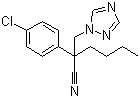 腈菌唑分子结构 (CAS 88671-89-0)