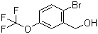 2-Bromo-5-(trifluoromethoxy)benzyl alcohol molecular structure (CAS 886763-15-1)