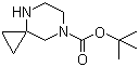 4,7-Diazaspiro[2.5]octane-7-carboxylic acid tert-butyl ester molecular structure (CAS 886766-28-5)