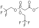 [二(2,2,2-三氟乙氧基)磷酰]乙酸甲酯分子结构 (CAS 88738-78-7)