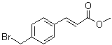(E)-4-(溴甲基)肉桂酸甲酯分子结构 (CAS 88738-86-7)