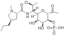 (S)-克林霉素磷酸酯亚砜甲酸分子结构 (CAS 887402-20-2)