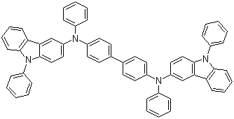 N,N'-苯基-N,N'-(9-苯基-3-咔唑基)-1,1'-联苯-4,4'-二胺分子结构 (CAS 887402-92-8)