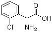 2-(2-氯苯基)甘氨酸分子结构 (CAS 88744-36-9)