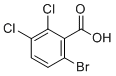 6-溴-2,3-二氯苯甲酸分子结构 (CAS 887584-64-7)