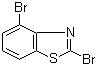 2,4-二溴苯并噻唑分子结构 (CAS 887589-19-7)