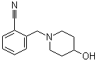2-[(4-羟基-1-哌啶基)甲基]苯腈分子结构 (CAS 887593-76-2)
