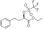 (R)-1-(乙氧羰基)-3-苯基丙基三氟甲磺酸酯分子结构 (CAS 88767-98-0)