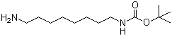 1-叔丁氧羰基-1,8-二氨基辛烷分子结构 (CAS 88829-82-7)