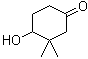 4-羟基-3,3-二甲基环己酮分子结构 (CAS 888325-29-9)
