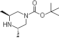 (3S,5S)-3,5-二甲基-1-哌嗪羧酸叔丁酯分子结构 (CAS 888327-50-2)