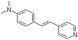 4-[4-(二甲基氨基)苯乙烯基]吡啶分子结构 (CAS 889-36-1)